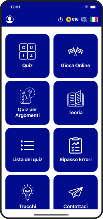 Cruscotto dell'App