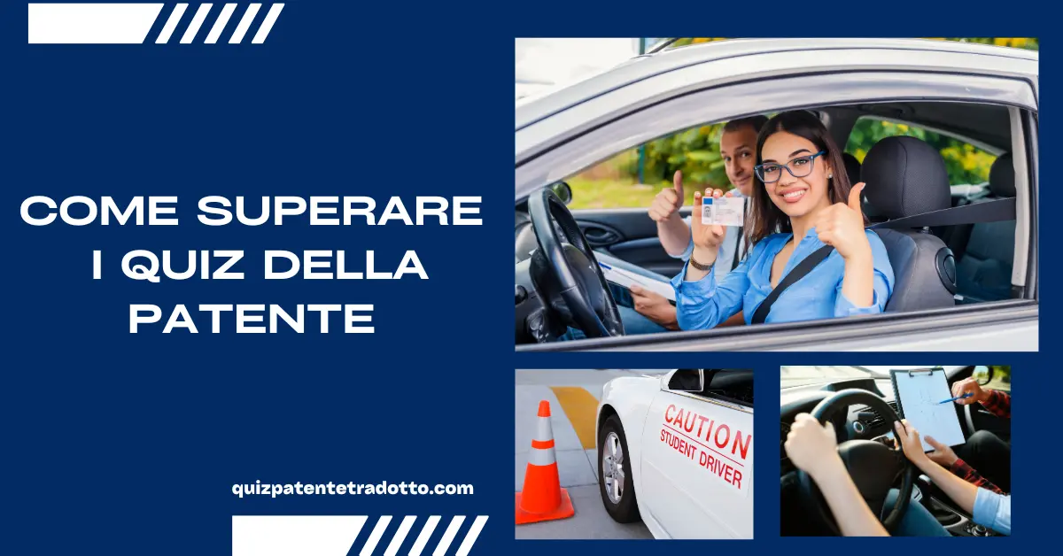 come superare i quiz della patente